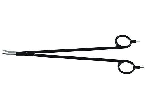 Bipolar Scissors Curved  18 cm